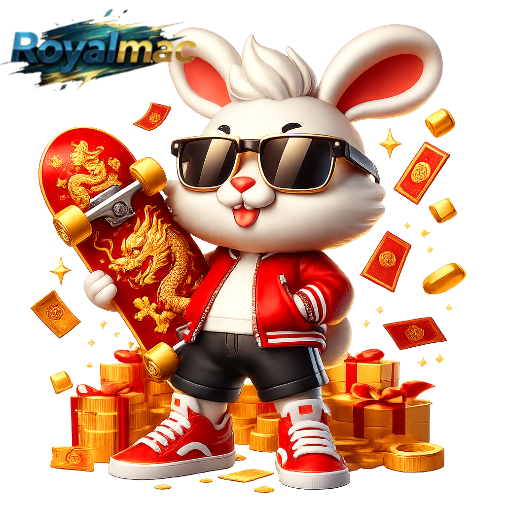 มาสคอตกระต่ายโชคลาภ royalmac เว็บตรงไม่ผ่านเอเย่นต์ โบนัสคุ้มค่า